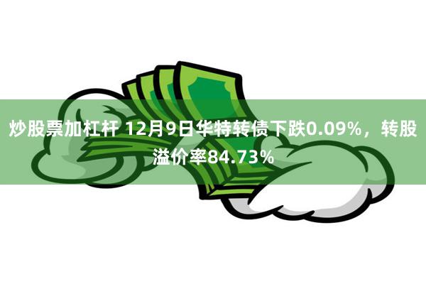 炒股票加杠杆 12月9日华特转债下跌0.09%，转股溢价率84.73%